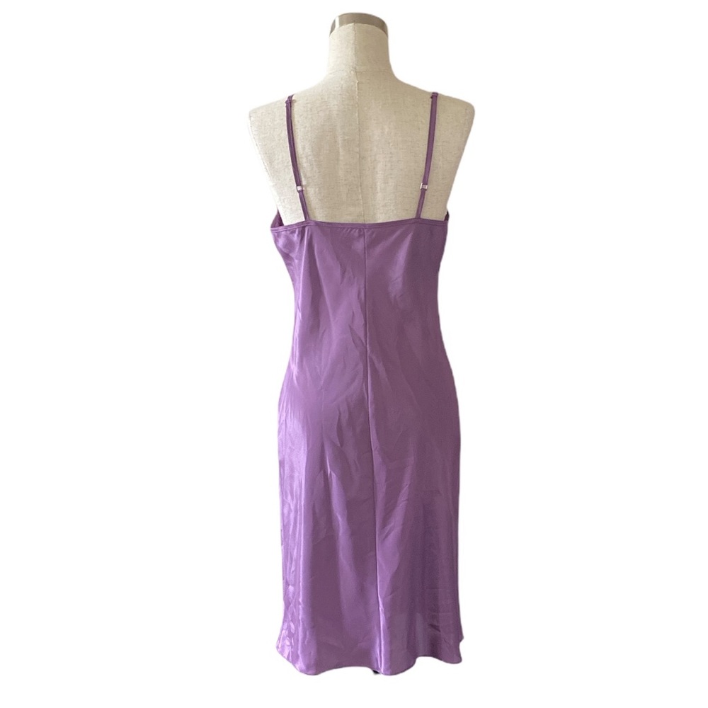 Gorgeous! Italian Designer Production Sample; Purple Slip&Cowl-Neck Dress! EUC! - Picture 9 of 16